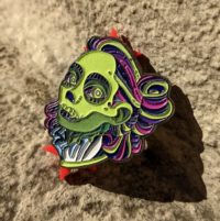 Zombae Glow in the Dark Pin